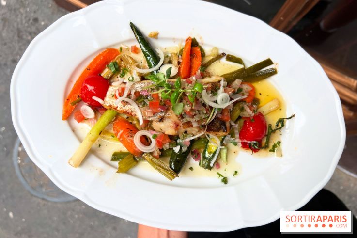 Le Bon Bock - Pavé de lieu jaune