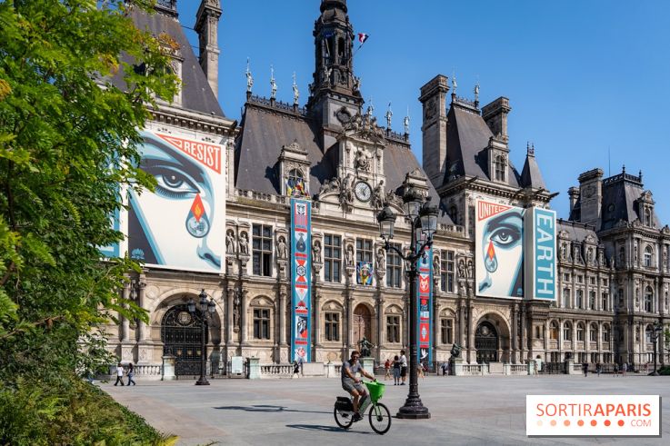 Hôtel de Ville - De Paris à Belem - Forêt Urbaine - Obey  - A7C03039