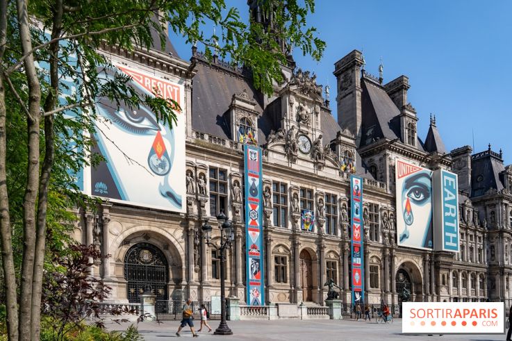 Hôtel de Ville - De Paris à Belem - Forêt Urbaine - Obey