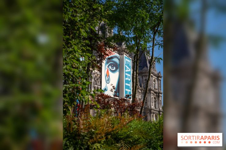 Hôtel de Ville - De Paris à Belem - Forêt Urbaine - Obey  - A7C03047