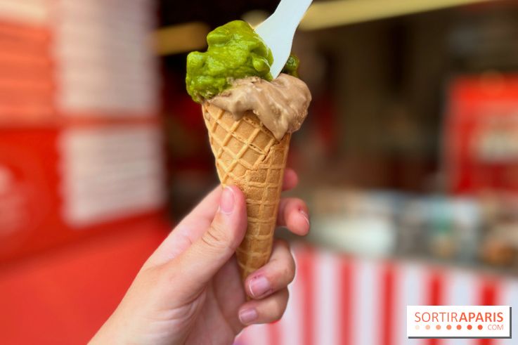 La Glace Alain Ducasse - Sorbet herbes fraiches, glace pain