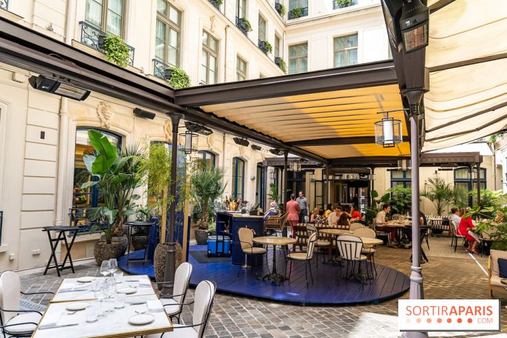 Maison Delano restaurant et terrasse cachée Paris 8e - terrasse