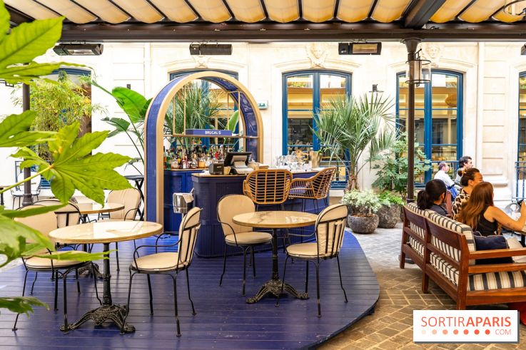 Maison Delano restaurant et terrasse cachée Paris 8e - terrasse