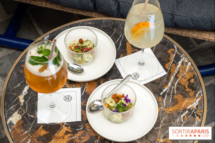 Maison Delano restaurant et terrasse cachée Paris 8e - amuse bouche