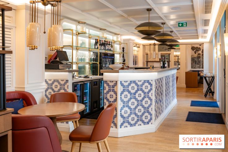 Maison Delano restaurant et terrasse cachée Paris 8e - bar