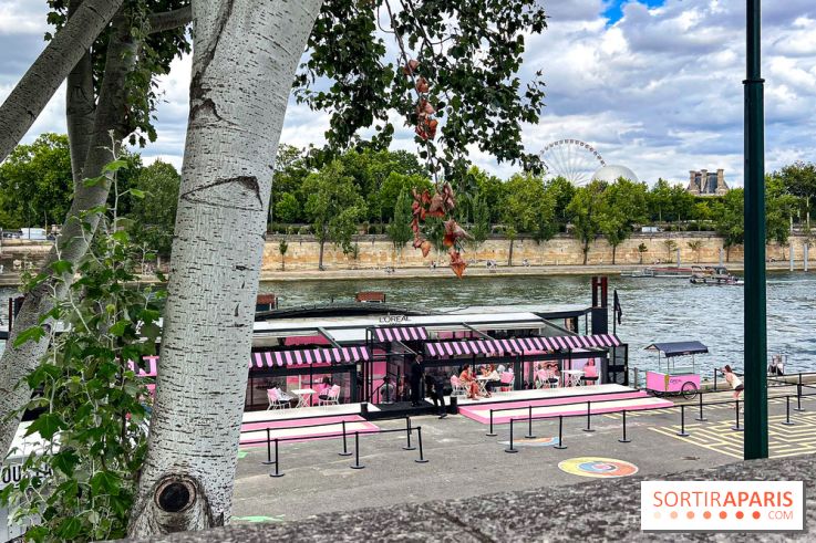 La Terrasse Parisienne : le pop up gratuit et expérientiel du géant de la beauté sur une péniche