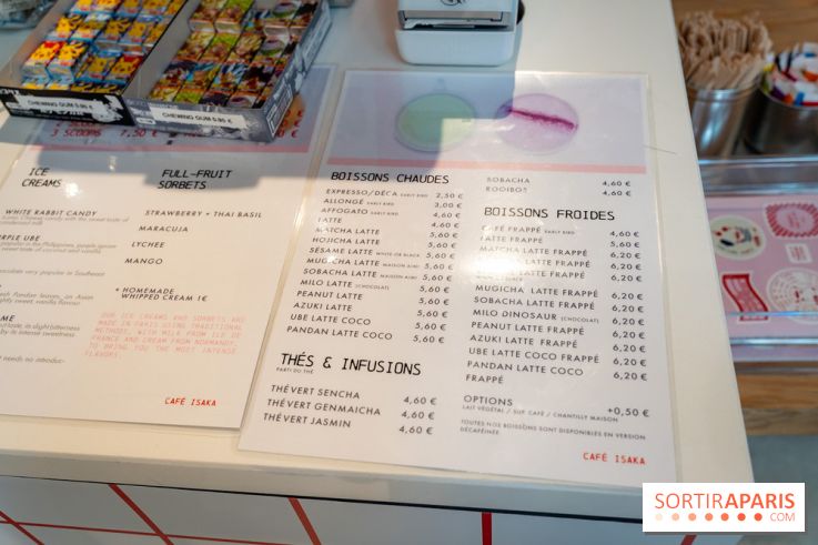 Le pop-up de glace Café Isaka à la Samaritaine avec salon de thé