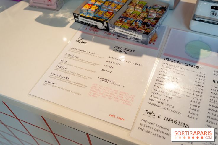 Le pop-up de glace Café Isaka à la Samaritaine avec salon de thé
