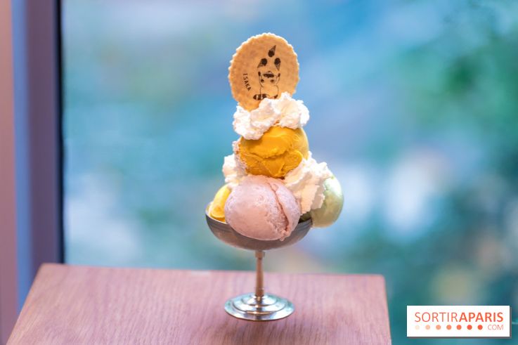 Le pop-up de glace Café Isaka à la Samaritaine avec salon de thé