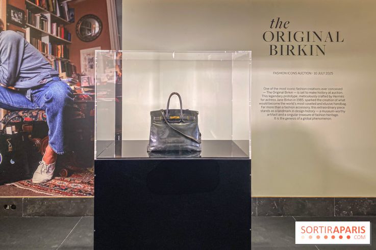 Fashion Icons : exposition gratuite du Birkin original chez Sotheby's Paris - IMG 6723