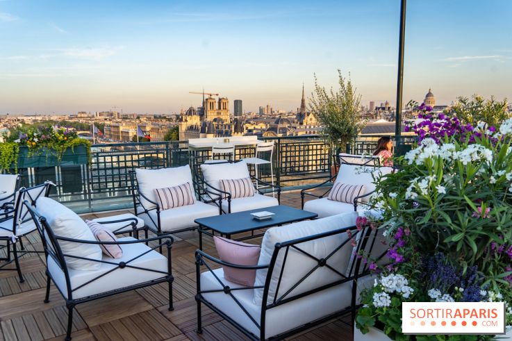 Céleste, le bar estival en rooftop du Cheval Blanc se dévoile
