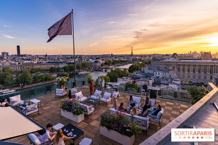 Céleste, le bar estival en rooftop du Cheval Blanc se dévoile