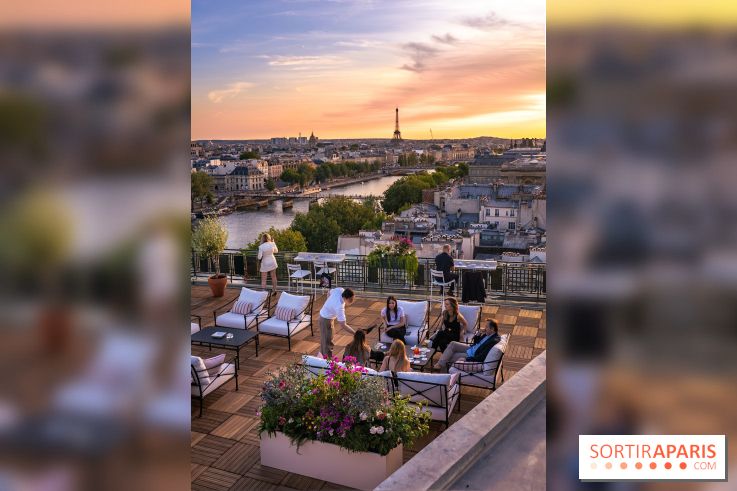 Céleste, le bar estival en rooftop du Cheval Blanc se dévoile