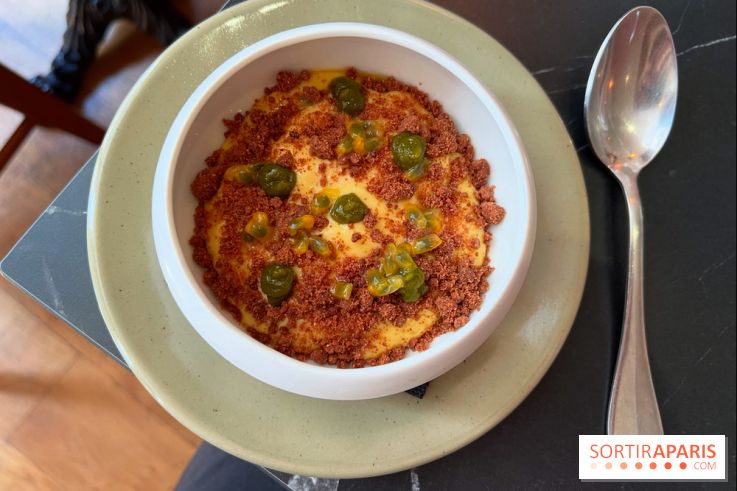 Schnock - Crème passion, crumble chocolat