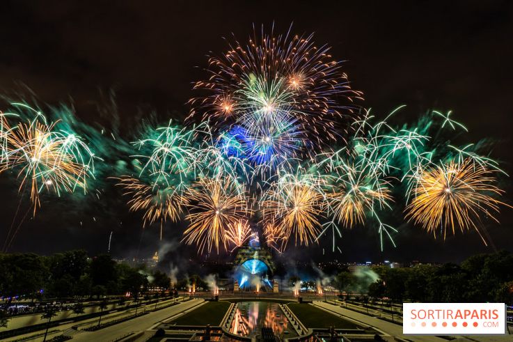 Le feu d’artifice du 14 juillet 2025 de Paris - les photos