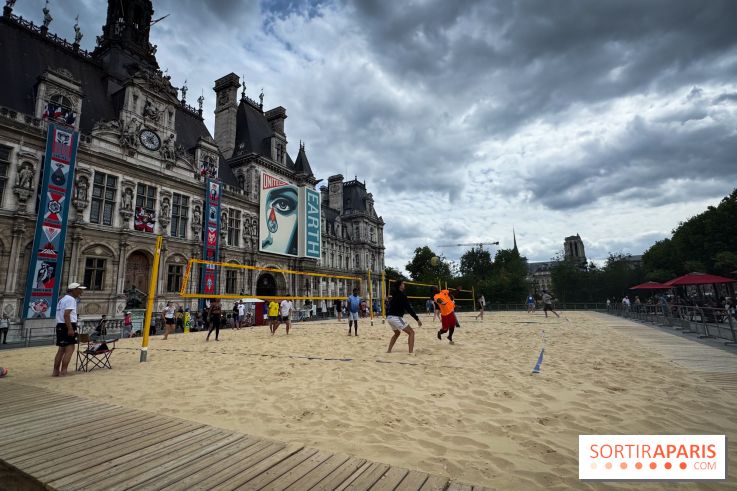 Beach-Volley à l'Hôtel de Ville