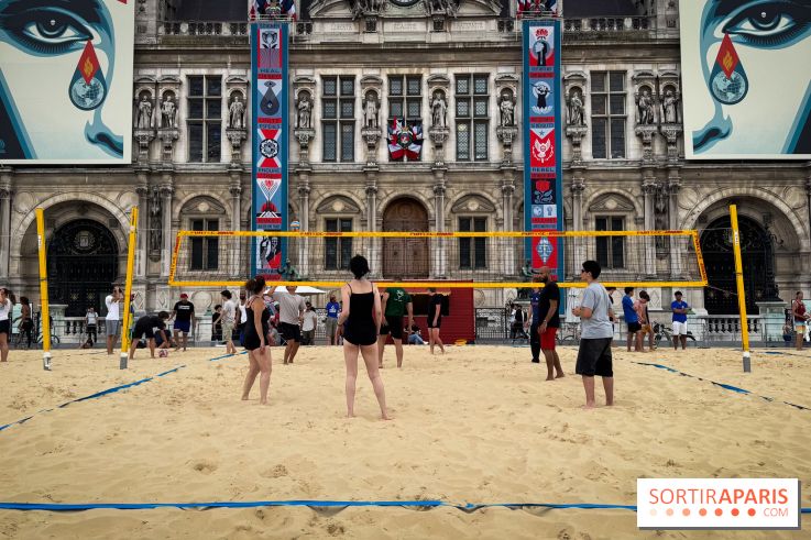 Beach-Volley à l'Hôtel de Ville