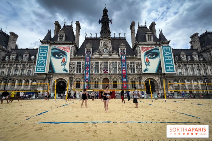 Beach-Volley à l'Hôtel de Ville