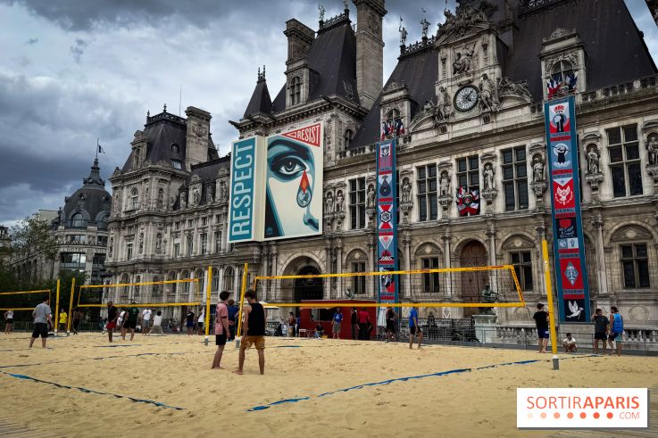 Beach-Volley à l'Hôtel de Ville