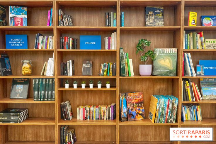 Bibliothèque et boite à livres géante à ciel ouvert