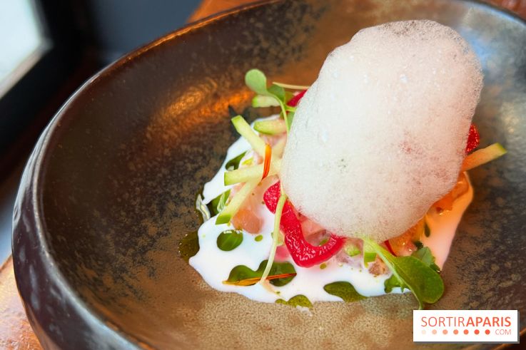 Machizo - Saumon, burrata, pomme, verveine