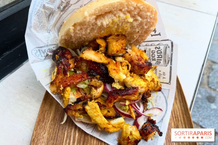 Ti Dodo Gourmand - Sandwich dipain rond poulet