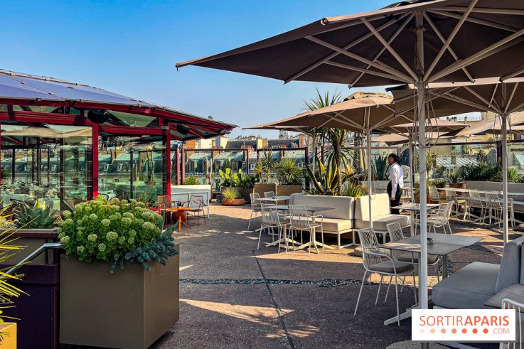 Bar Les Ombres : cocktails & tapas sur le rooftop du Musée du Quai Branly avec vue sur la tour Eiffel