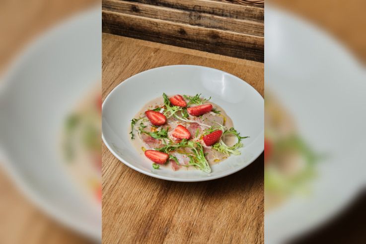 Gaston, restaurant de viande à Paris 17ème - Crudo de daurade royale 3