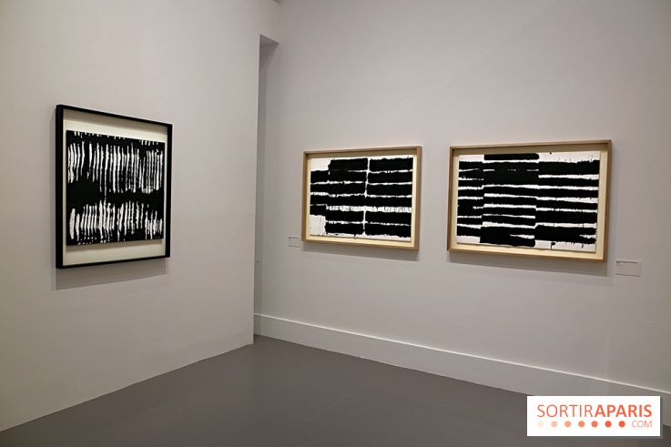 Pierre Soulages : nos photos de son exposition et de ses peintures sur papier à voir au Musée du Luxembourg