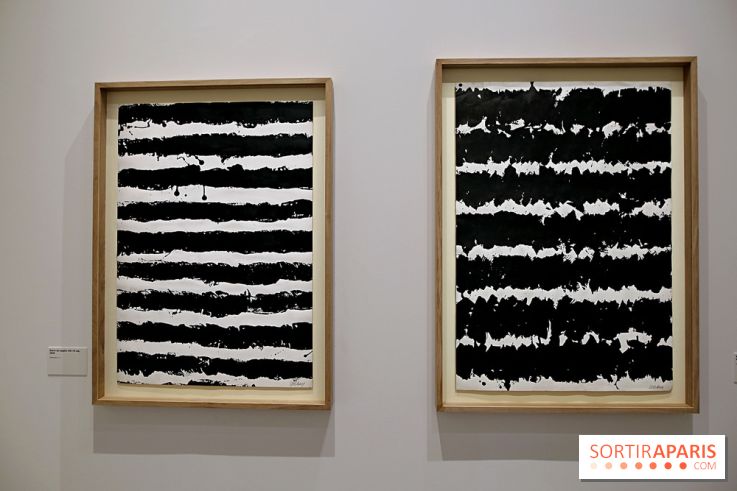 Pierre Soulages : nos photos de son exposition et de ses peintures sur papier à voir au Musée du Luxembourg 