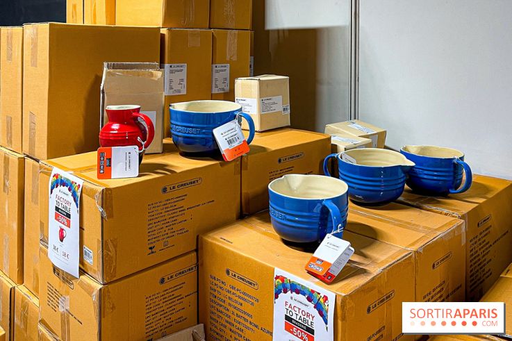 Braderie Le Creuset, la célèbre cocotte en fonte émaillée française, à l'Espace Champerret