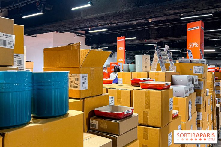Braderie Le Creuset, la célèbre cocotte en fonte émaillée française, à l'Espace Champerret