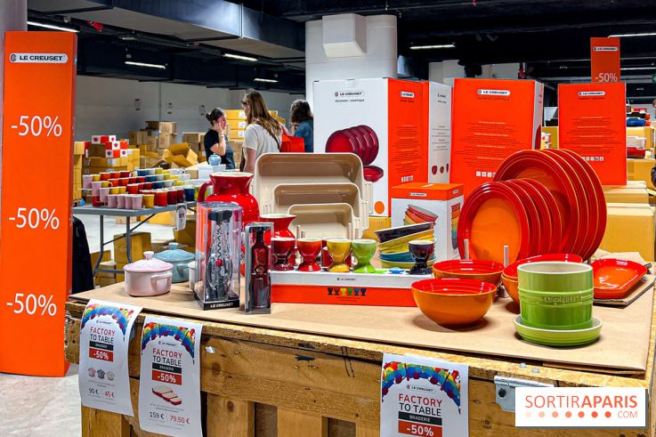 Braderie Le Creuset, la célèbre cocotte en fonte émaillée française, à l'Espace Champerret