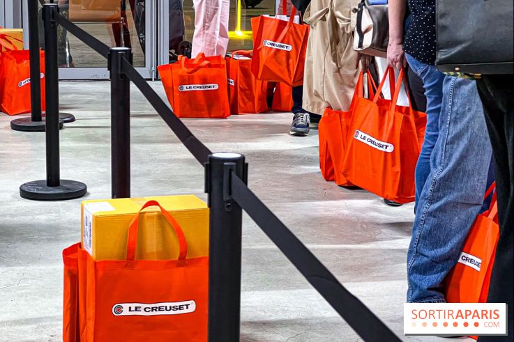 Braderie Le Creuset, la célèbre cocotte en fonte émaillée française, à l'Espace Champerret