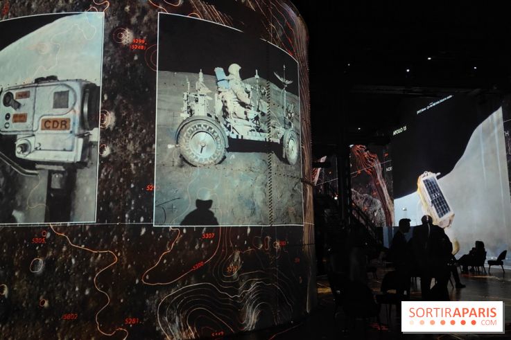 Destination Lune : un voyage immersif dans les étoiles à l'Atelier des Lumières - photos