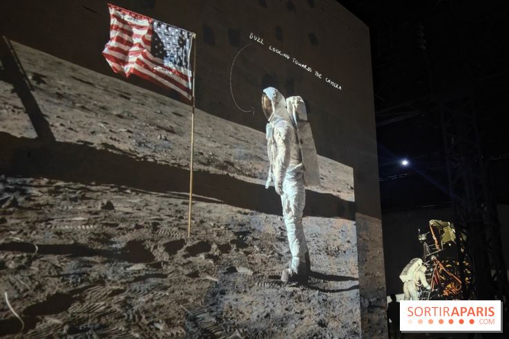 Destination Lune : un voyage immersif dans les étoiles à l'Atelier des Lumières - photos