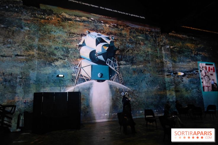 Destination Lune : un voyage immersif dans les étoiles à l'Atelier des Lumières - photos