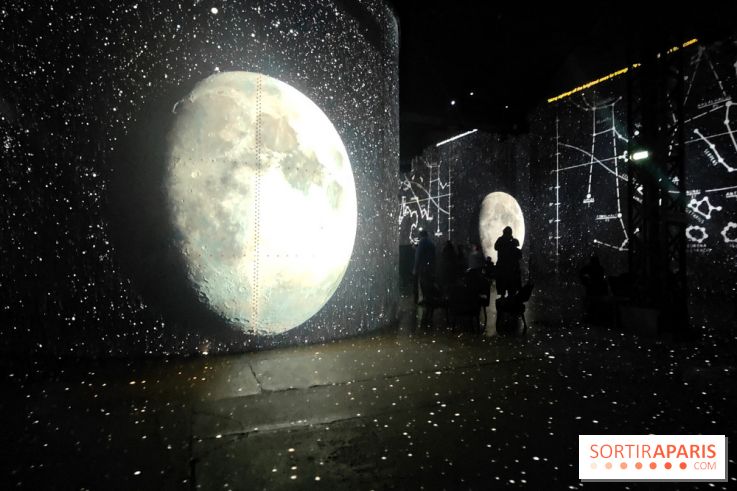 Destination Lune : un voyage immersif dans les étoiles à l'Atelier des Lumières - photos