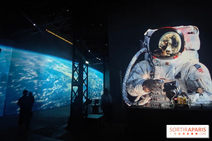 Destination Lune : un voyage immersif dans les étoiles à l'Atelier des Lumières - photos