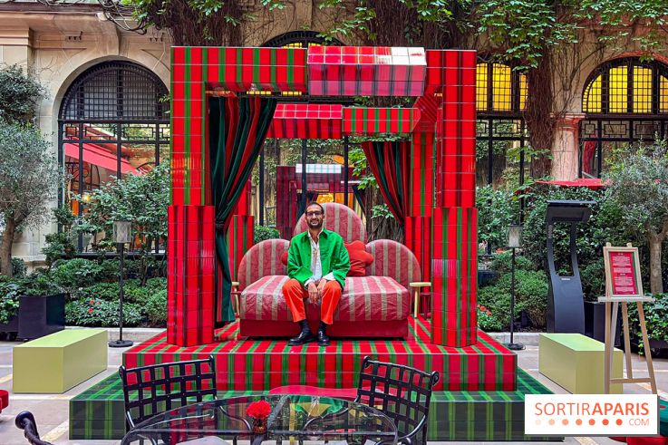 Plaza Athénée : une installation design XXL gratuite signée Uchronia exposée dans la cour du palace - IMG 1198 jpg 2