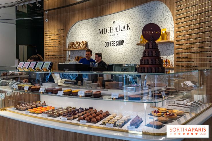Le Coffee Shop Michalak au Printemps Haussmann, les photos