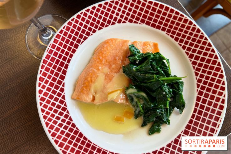 Comptoir Lazu - Truite beurre blanc, épinards