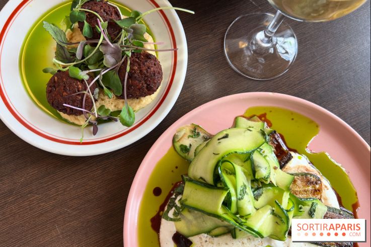 Comptoir Lazu - Courgettes crues et cuites, stracciatella