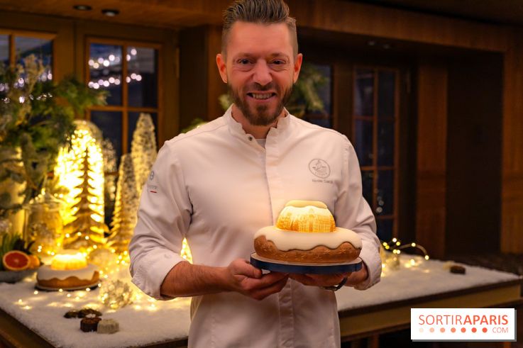 la Bûche de Noêl du Mandarin Oriental Lutetia aux Lumières de Paris