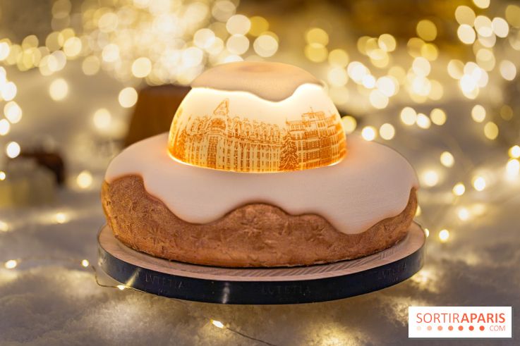 la Bûche de Noêl du Mandarin Oriental Lutetia aux Lumières de Paris - A7C08080