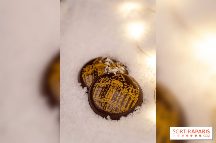la Bûche de Noêl du Mandarin Oriental Lutetia aux Lumières de Paris