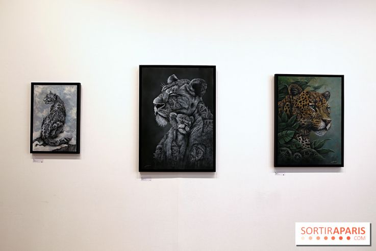 Ardif : nos photos de son exposition 'Felines Mechanimal' 