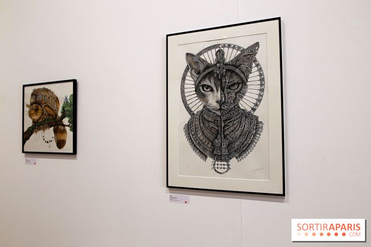 Ardif : nos photos de son exposition 'Felines Mechanimal'