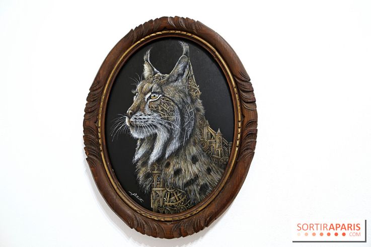 Ardif : nos photos de son exposition 'Felines Mechanimal' 
