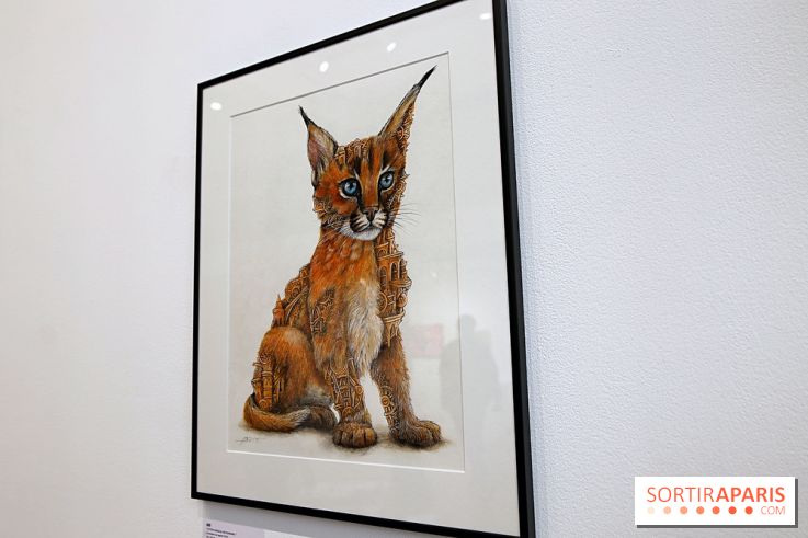 Ardif : nos photos de son exposition 'Felines Mechanimal' 